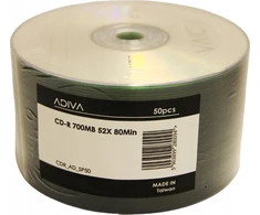 Adiva Adiva CD-R | 700 MB | x52 | velenas 50 vnt.| 80min