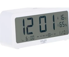 Adler | Žadintuvas | AD 1195w | Signalizacijos funkcija | Baltas