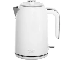 Adler | Virdulys | AD 1341 | Electric | 2200 W | 1.7 L | Nerūdijantis plienas | 360° rotational base | Baltas