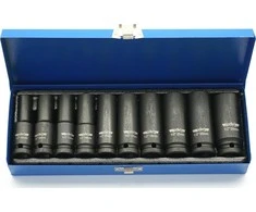 ADLER LONG SOCKET RINKINYS 1/2 "10vnt. METAL CASE