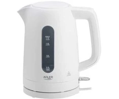 Adler Virdulys | AD 1379 W | Elektrinis | 2200 W | 1,7 L | Polipropilenas | 360° besisukantis pagrindas | Baltas