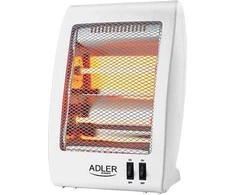 Adler | Šildytuvas | AD 7709 | Halogeninis šildytuvas | 800 W | Galios lygių skaičius 2 | Baltas