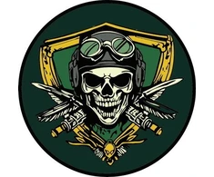 Adobe ETIKETĖ / PATCH SKULL Pultas