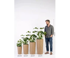 Adoni Doniczka jutowa boho su wkładem 47 cm – ręcznie robiona (adoni47)
