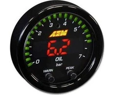 AEM ELECTRONICS Laikrodis AEM Electronics X-Series 7BAR alyvos/kuro slėgis