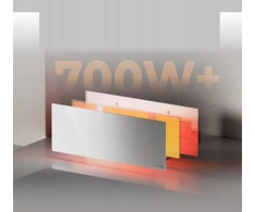 Aeno šildytuvas AENO Premium Eco Smart Heater for AMAZON, 700 W, grūdintas stiklas, infraraudonųjų spindulių + konvekcinis šildymo tipas, kištuko tipas: Europa (E/F tipo), baltas