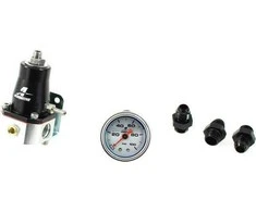Aviacinis kuro slėgio reguliatorius Aeromotive EFI 1000HP AN6 sidabrinis + matuoklis