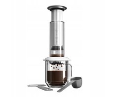 „AeroPress Premium“ – stiklinis kavos virimo aparatas, baltas