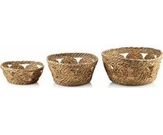 Mondex BALI Komplet 3 KOSZY 30x30x15/27x27x13/21x21x9cm
