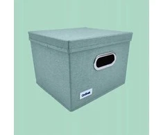 Affek Design ORDINETT Dėžutė M 28,5x25,5x20,5 cm mėtų spalvos