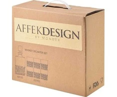 Affek Design EVA FROZEN Grafinas + 6 stiklinės, grafino talpa 810ml, stiklo talpa 310ml