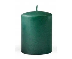 Affek Design KLASIKINĖS ŽVAKĖS Žvakė Didelis cilindras 7x17,5 cm parafino žalia