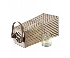 Mondex Affek Design LUCIE Pilkas lempa 23xh48cm