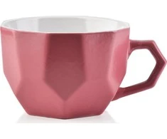 Affek Design SALLY GEO Rožinis Puodelis 450ml 12x15xh7,8cm