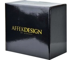 Affek Design RALPH Baltas 2 dubenėlių rinkinys 15,5 x 17 x 7 cm 750 ml