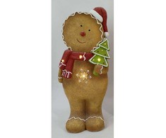 Affek Design Mondex Since 1986 SANTA LILA Figura LED 19,5x13,5x43,5 cmCIASTEK