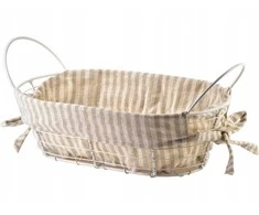 Mondex Affek Design WILL metalinis krepšelis 25x15x8/28x15x11.5cm smėlio spalvos