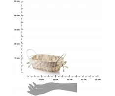 Mondex Affek Design WILL metalinis krepšelis 25x15x8/28x15x11.5cm smėlio spalvos