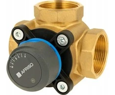 Afriso 3 krypčių rotacinis maišymo vožtuvas ARV 386 Vario ProClick, DN40, Rp1 1/2", Kvs 14-36