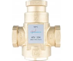 Afriso temperatūros vožtuvas ATV 334, DN25, Rp1'', kvs 9, 50°C