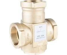 Afriso ATV 554 temperatūros vožtuvas, DN32, Rp1 1/4 ", kvs 9, 50 ° C