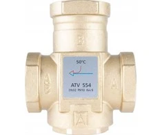Afriso ATV 554 temperatūros vožtuvas, DN32, Rp1 1/4 ", kvs 9, 50 ° C