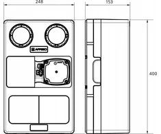 Afriso PrimoTherm K 180-1 DN25 GP siurblinė grupė, Grundfos UPM3 Hybrid siurblys