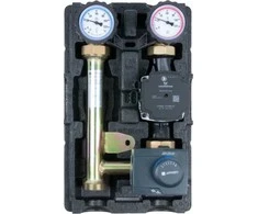 Afriso PrimoTherm K 180-2 DN25 GP 3-WM-SM siurblių grupė, Grundfos UPM3 hibridinis siurblys, ARV Kvs12 maišymo vožtuvas, ARM 343 ProClickA pavara