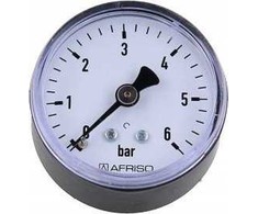 Afriso Šildymo manometras RF50 0-6bar 1/4 AXA