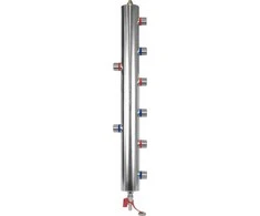 Afriso Skirstytuvas su hidrauline sankaba BLH 890 8x G1", 2x G1/2", rankinis oro išleidimo anga, išleidimo vožtuvas AFRISO 9089010