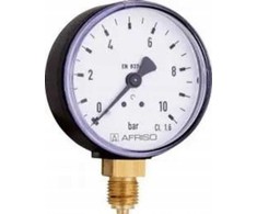 Afriso Standartinis manometras RF63 D201 0-1,6bar 1/4 RAD klasė 1,6 (S)A