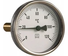 Afriso Bimetalinis termometras BiTh63 100mm 0-120°C GZ1/2 AXA