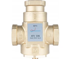 Afriso TEM. VOŽTUVAS ATV 336,DN25,RP1",KVS9,60 C