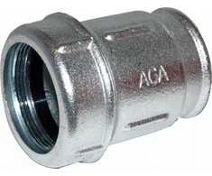 AGAflex Suspaudimo jungtis mėlyno plieno vamzdžio (PE) su 3/8" GW kaiščio galu