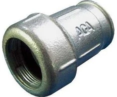 AGAflex Suspaudimo jungtis mėlyno plieno vamzdžio (PE) su 3/8" GW kaiščio galu