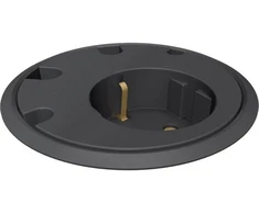 Kondator 935-PD10, F tipo, juodas, 51 mm