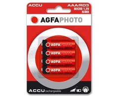Agfa Baterija AAA / R03 1000mAh 4 vnt.