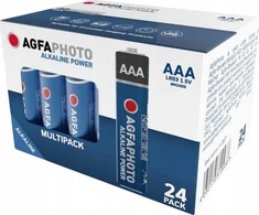 AgfaPhoto šarminės baterijos AAA LR03 Micro 24 vnt.