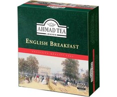 Ahmad Tea Juodoji arbata AHMAD ENGLISH BREAKFAST, maišeliuose, 100 vnt x 2 g