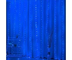 Telcon Mėlyna LED CURTAIN (100 LED LAMPS) 3Mx1M Mėlynas