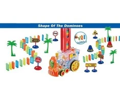 None Nežinomas Edukacinis žaislas Domino Train MX0427071
