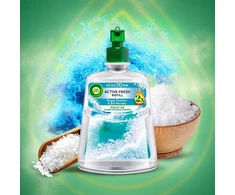 „Air Wick Air Wick Active Fresh“ oro gaiviklis, įdėklas „Bryza Oceanu i Sól Morska“, 228 ml