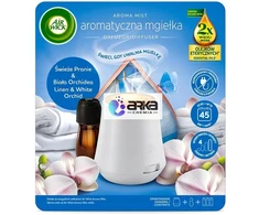 Air Wick Air Wick Aroma Mist Purškiklis su eteriniais aliejais rinkinys Šviežia skalbykla ir baltoji orchidėja 20 ml