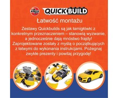Airfix QUICKBUILD Apache sraigtasparnis – surenkamas be klijų (J6004)
