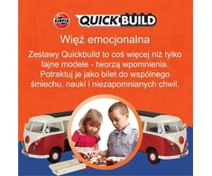 Airfix QUICKBUILD Jeep Quicksand – surenkamas modelis be klijų