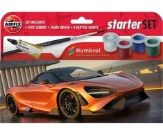 Airfix McLaren 765LT surenkamas modelis 1:43 dovanų komplektas (A55006)
