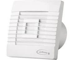 airRoxy Sienos ventiliatorius 100mm 15W su gravitacijos aklu, judesio jutiklis pRestige 100ZG - 01-029