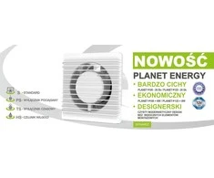 airRoxy Sieninis ventiliatorius 100mm 8W