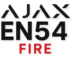 Belaidis temperatūros jutiklis Ajax EN54 FireProtect 119918.273.BL1 (juodas, be sirenos)