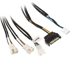 Akasa Flexa FP3S PWM Splitter Cable (3 Fans) - sleeved, 30cm